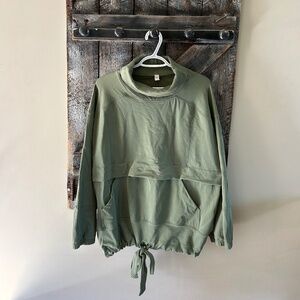 Women's Lululemon Pullover with Turtle Neck Sage Green